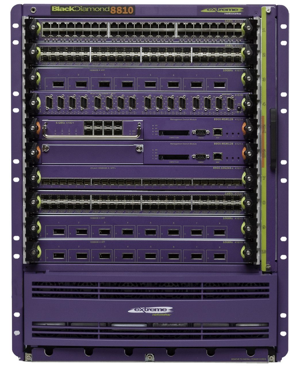 Шасси коммутатора Extreme BlackDiamond 8810